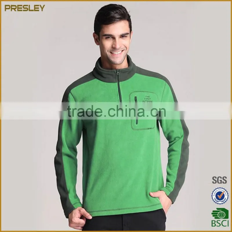New!!! Non-hooded stylish Men's winter polar fleece jackets for outdoor sporting wear