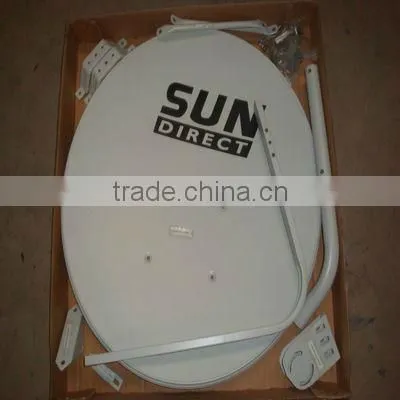 China KU-60cm satellite dish with normol foot mount,manufacture