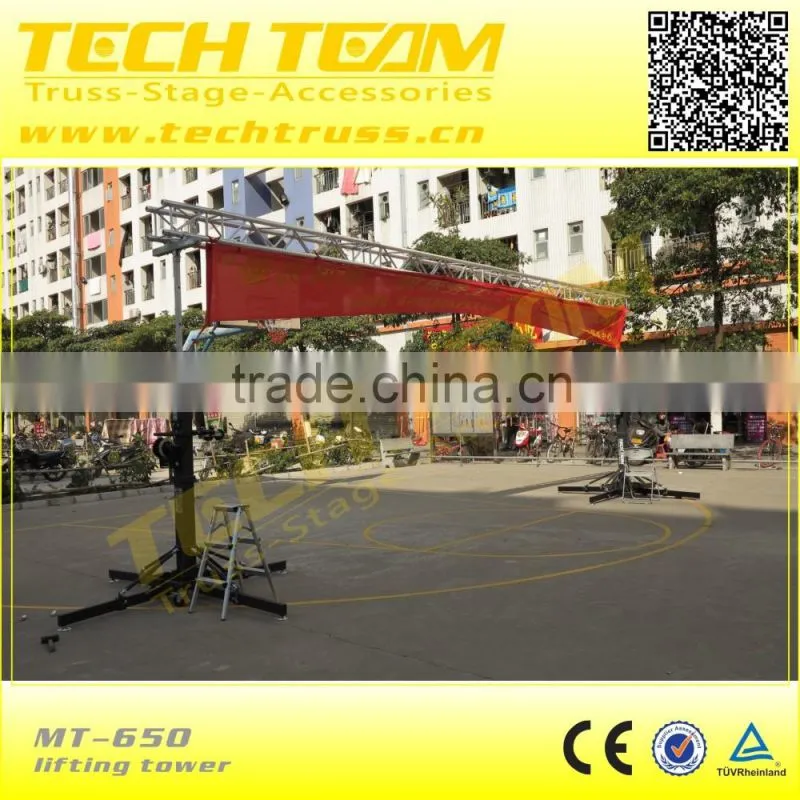 Max. loading 200kg 6.5m Height lifting Stand