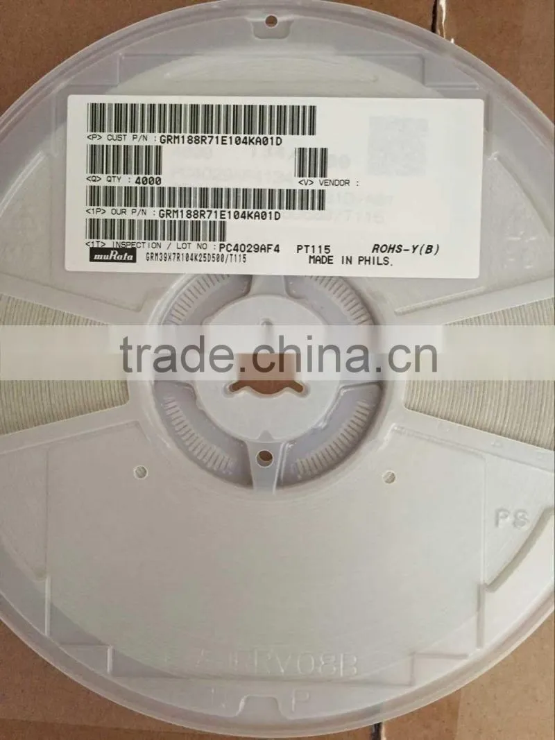 SMD Ceramic Multilayer Capacitor MLCC , high voltage disc ceramic capacitor 5kv