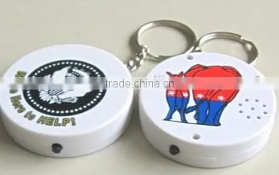 Custom music keychain talking keychains manufacturer for Promotional Gifts