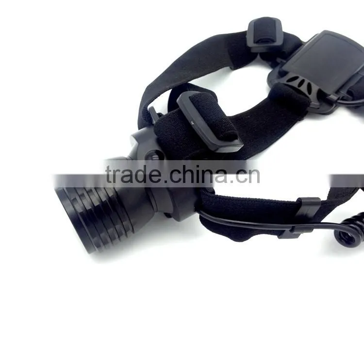 POPPAS T55 xpe 3W 3 AAA battery operated zoom adjustable ultra bright headlamp