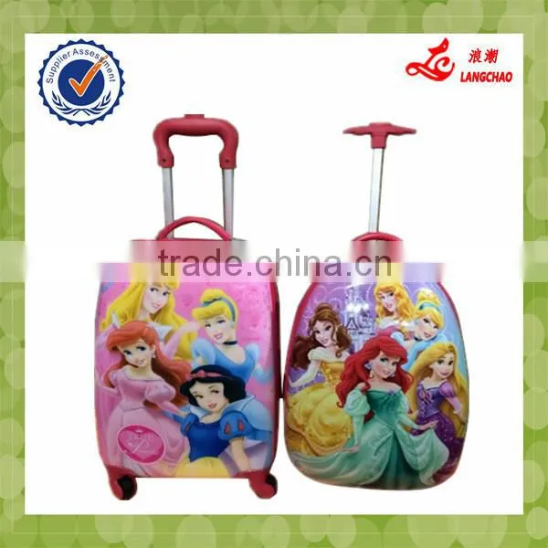 Hot Selling ABS With Wheels Printed Different Pictures Kids Cute Luggage