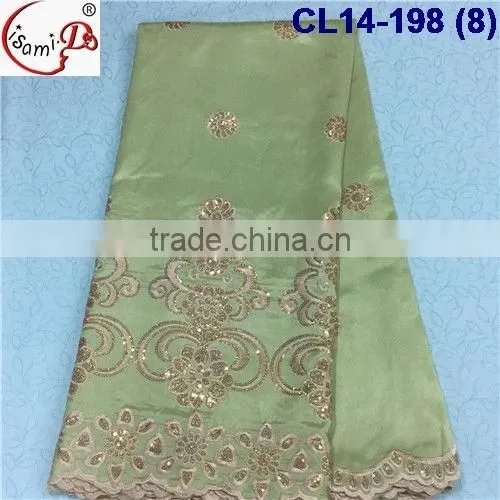 CL14-198 New design good quality george lace fabric,wholesale african george lace