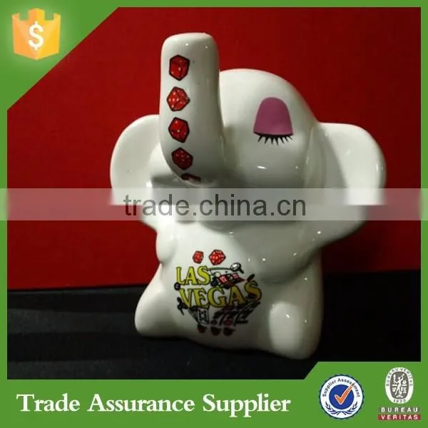 Cute Funny Customize Resin Baby Elephant Piggy Bank Home Decoration