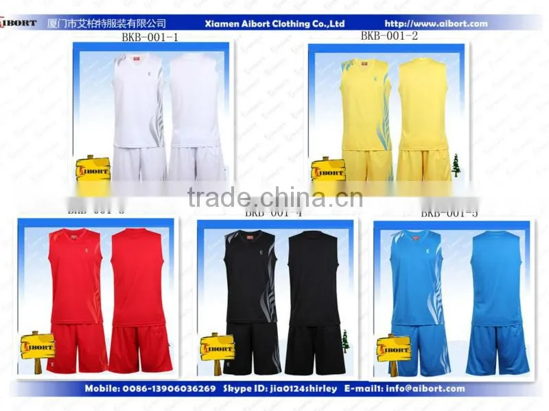 BKB-006-1 XS-7XL basketball jersey uniform design