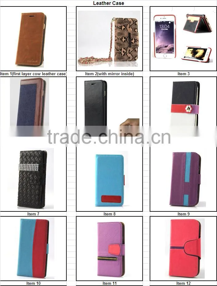 New Products 2016 For Iphone6 Leather Case With Wallet Design For GS Electronics Cases for Iphone6