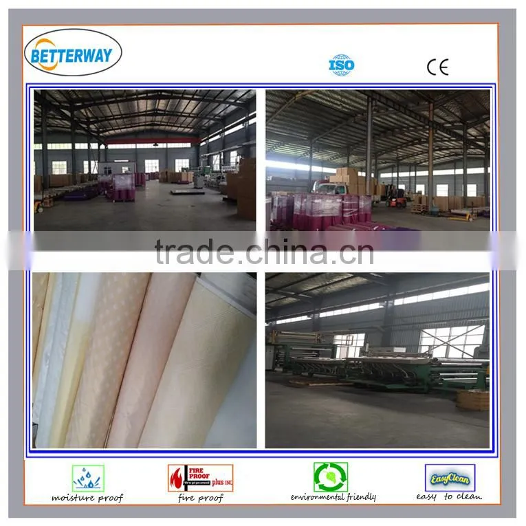 shandong linyi factory offer pvc film for suspended ceiling