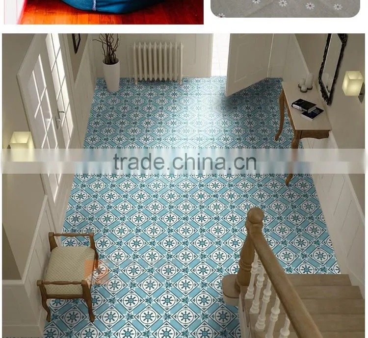 200*200mm blue color glazed ceramic bathroom tile design