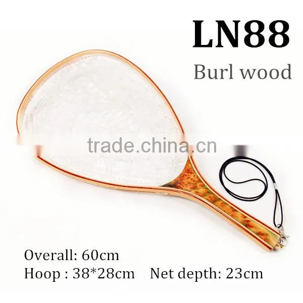 Top Quality fishing tackles wooden fishing landing net