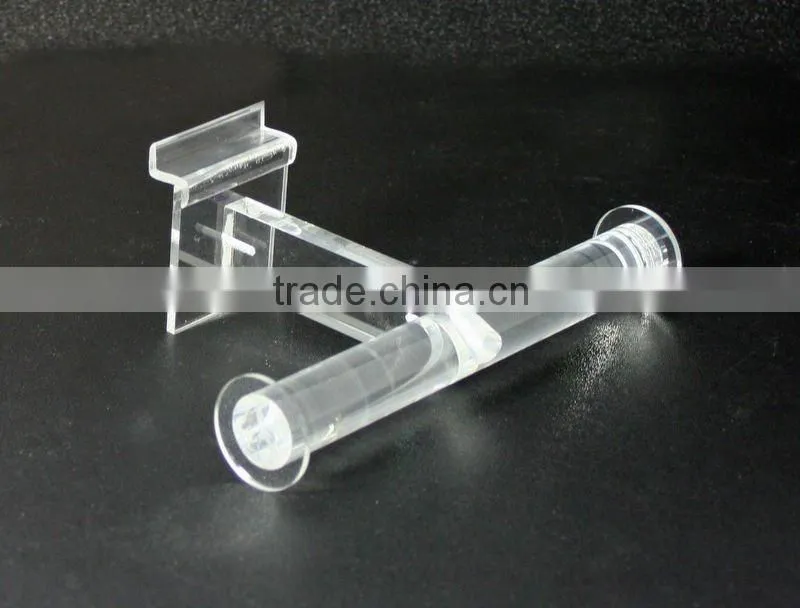 Acrylic Slatwall T-shape Necklace/ Bracelet Display Bar ( Shelf /Stand/Holder/Rack/Riser)