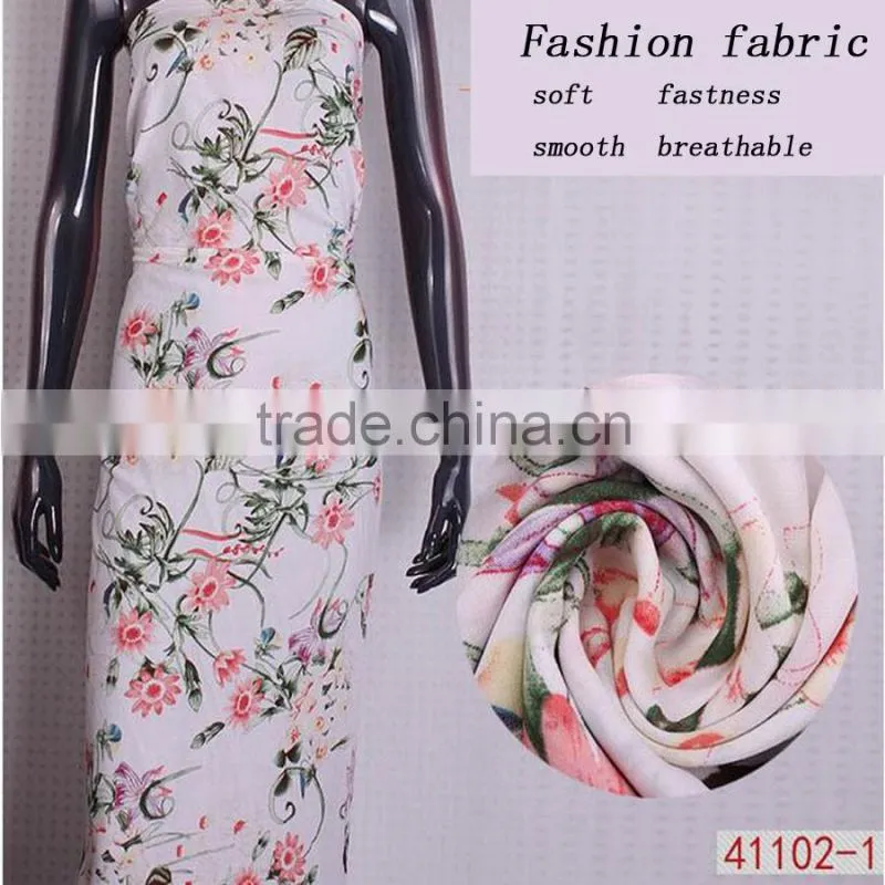 Rayon cotton fabric reactive printing Woven cloth wholesale Private clothing