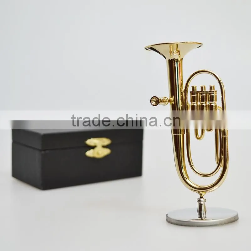 Gold and copper material maked gild mini soprano saxophone
