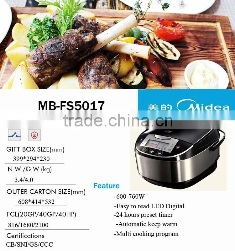 Midea Fully Stainless Steel Rice Cooker