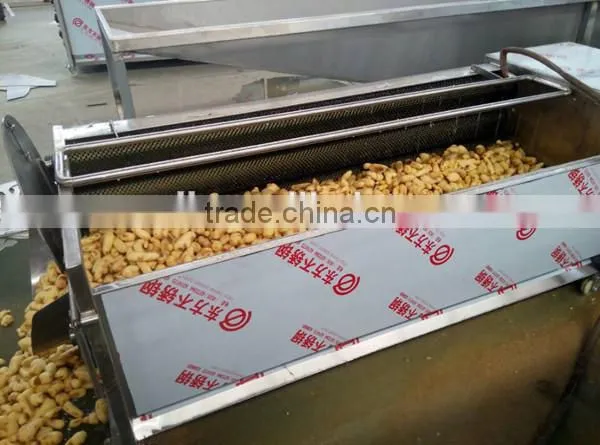 Hot sale potato garlic cleaning peeling machine for commercial use