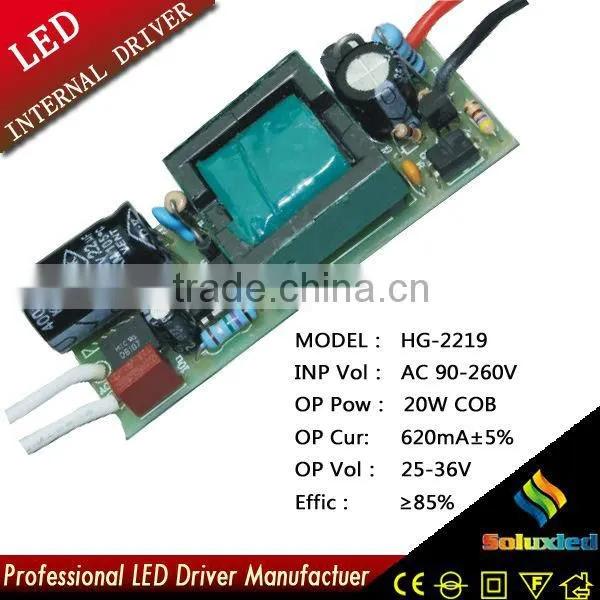 Promotion HG-2219 LED driver lamps driver 20W COB