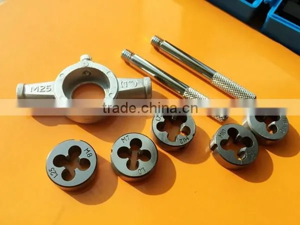 6 Piece screw thread marker tool Small Die set for threading