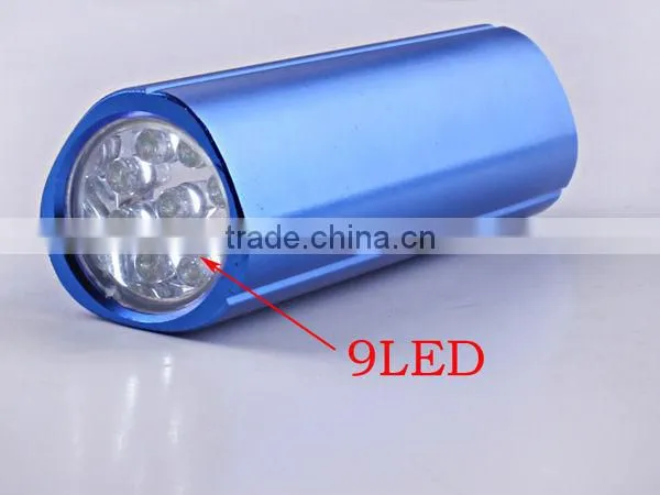 New Design 9LED Aluminum flashlight torch