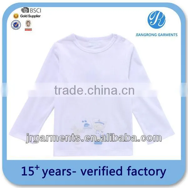 Bulk Cheap Boy Blank Long sleeve t shirts Kid's Long t shirts in Spring
