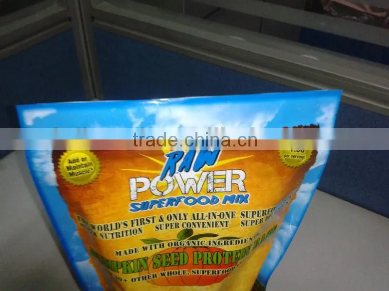 New!stand up pouch with zipper for food packaging