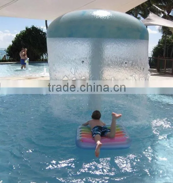 2014 summer waterpark fountain tunnel recreational facilities stainless steel water park equipment