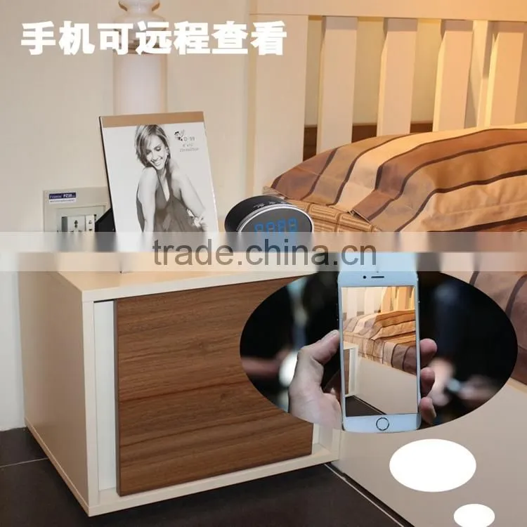 5million CMOS 1080P H.264 Wifi Alarm Clock, Remote Security Alarm Wifi Clock