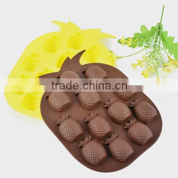 Cute shapes silicone fruit soap mold