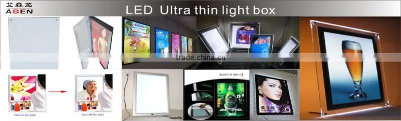 Light Sign Slim Aluminous Frameless Free Standing Tension LED Fabric Display