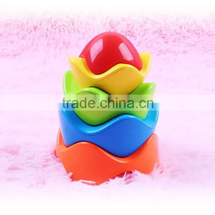 Early teaching toys intelligent baby plastic stacking toys