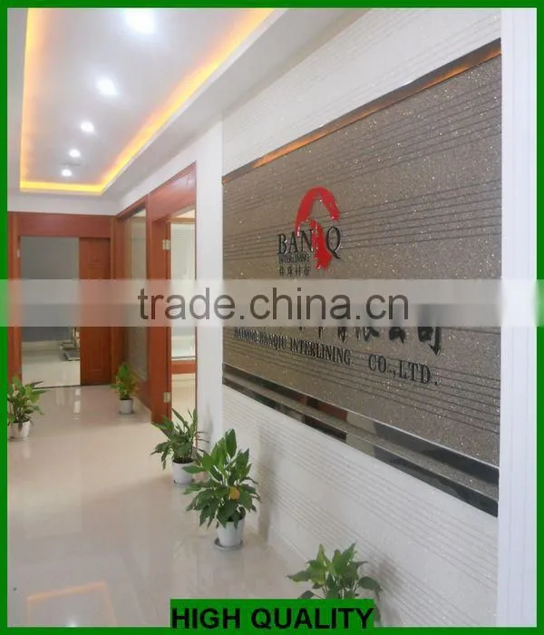 Best selling garment nylon nonwoven fusible interlining fabric/interfacing/entretela