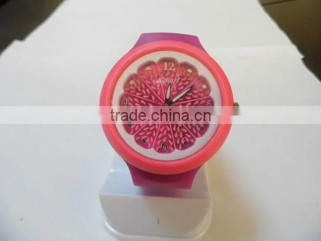 summer fashion watermelon plastic watches for children