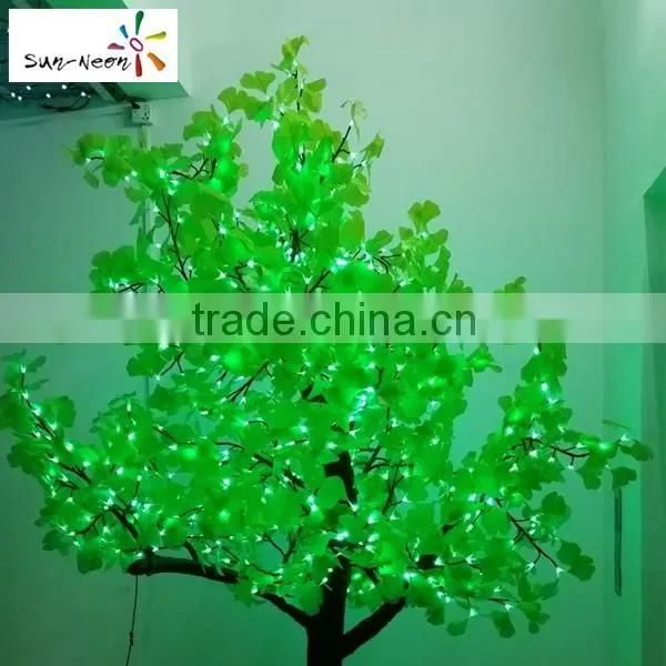Outdoor decoration nature ginkgo led tree lights outdoor hanging tree light outdoor tree up lights