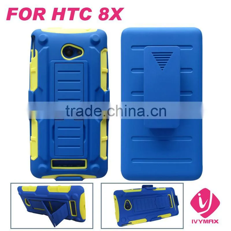 3 in 1 protective covers for phone for HTC 8x
