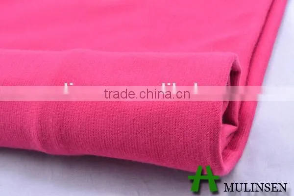 Mulinsen hotsale knitting polyester spandex dyed free sample product textile