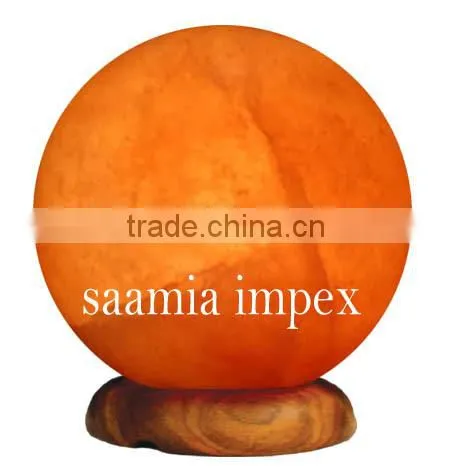 Great Relaxing Himalayan Rock Salt Lamp Globe Shape