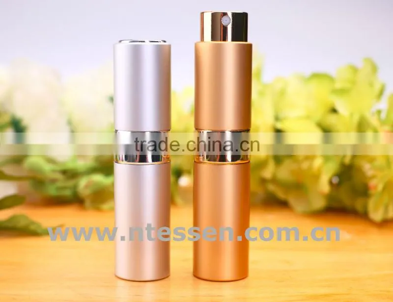 8ml /10ml /15ml Wholesale Leak Proof Aluminium Twist Up Perfume Bottle Travel Stype