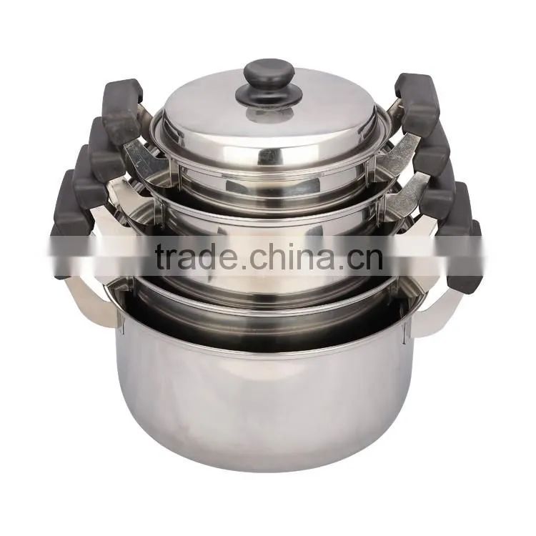 10pcs Stainless Steel Sauce Pot Cookware Set