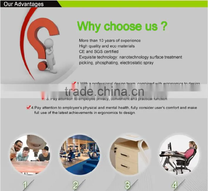 modern office table metal frame desk steel desk frame 2000mm