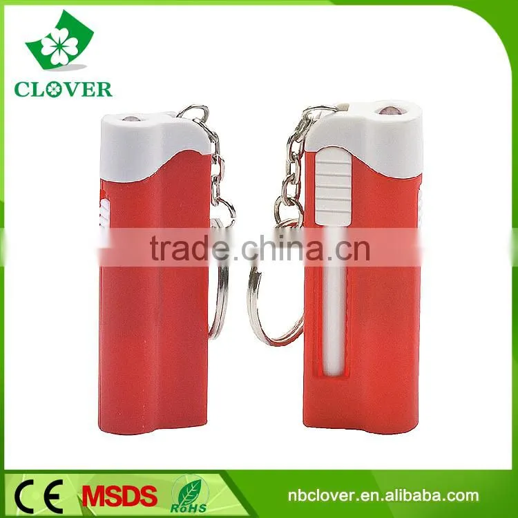With pen mini 1 led plastic keychain led flashlight wholesale
