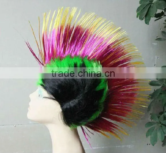 red short bob wigs carnival party wigs cheap fan wigs