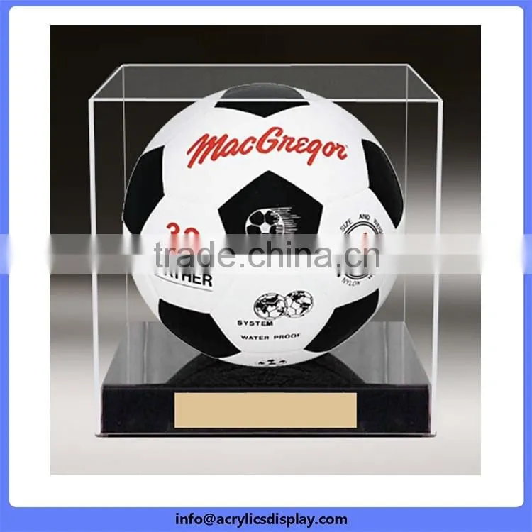 Cheap price custom hot-sale champions acrylic football display case