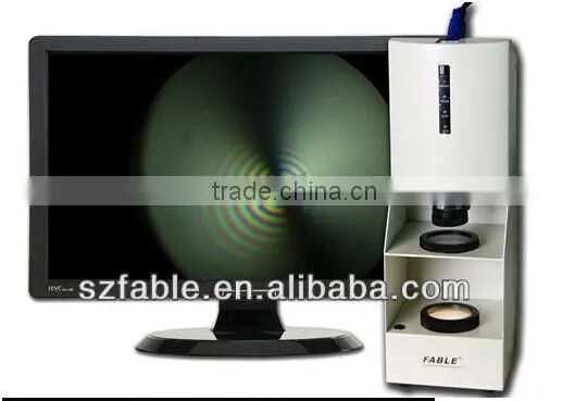 Gemological Polariscope with CCD System and Display Device