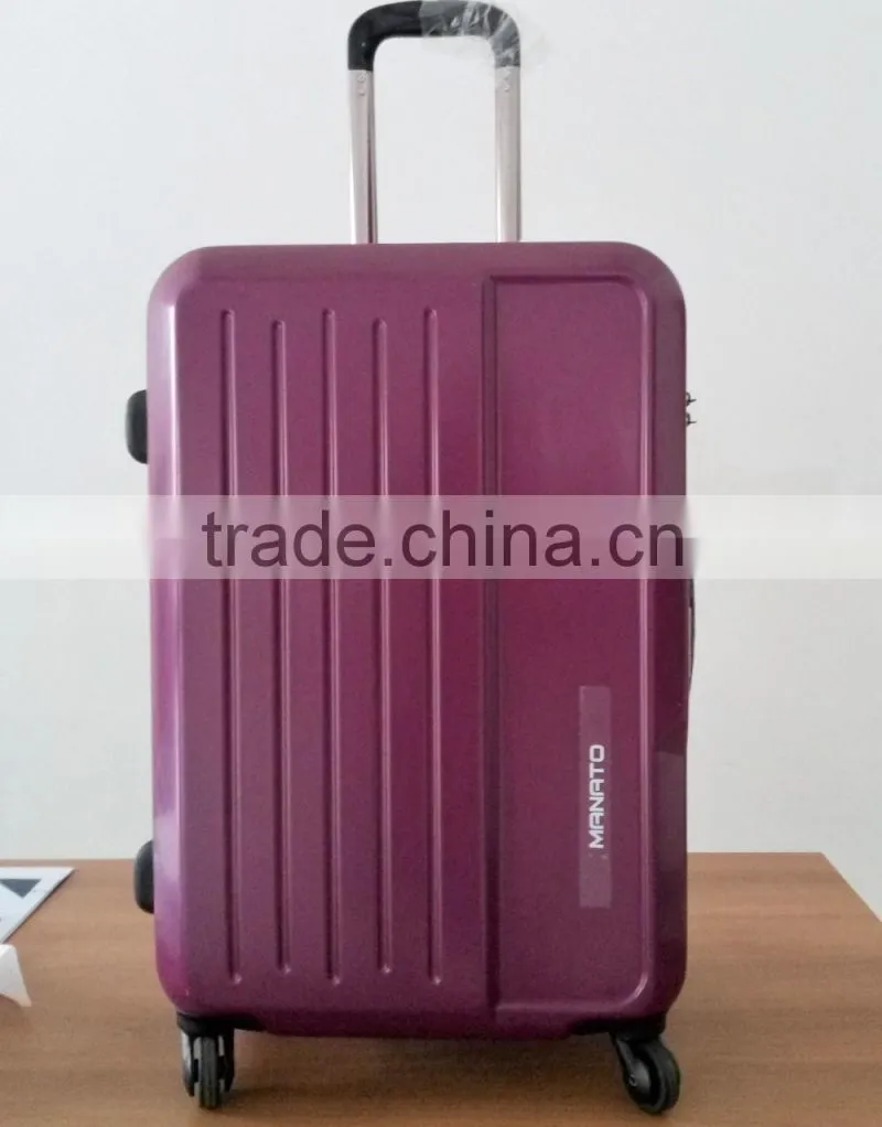 2016 Quality ABS+PC Bright colorful trolley luggage set