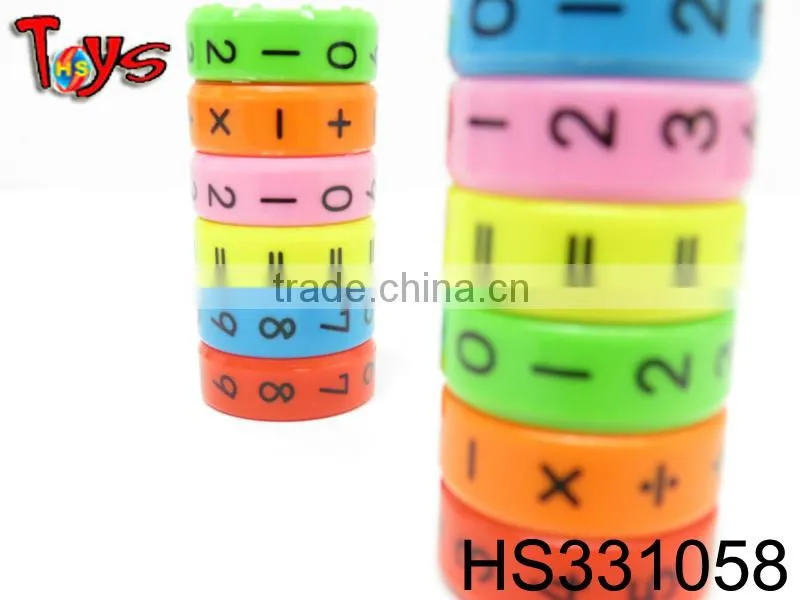 2015 Best quality 6pcs in 1 plastic magnetic toy promotional item