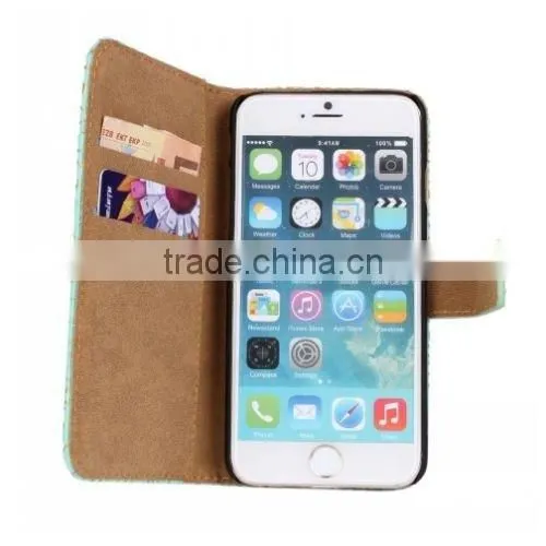 Korea design fashion wallet stand mobile phone classic leather phone cover for iphone 6/6s