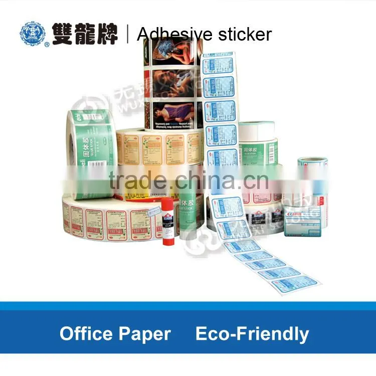 long hold time double layer blank sticker label printing