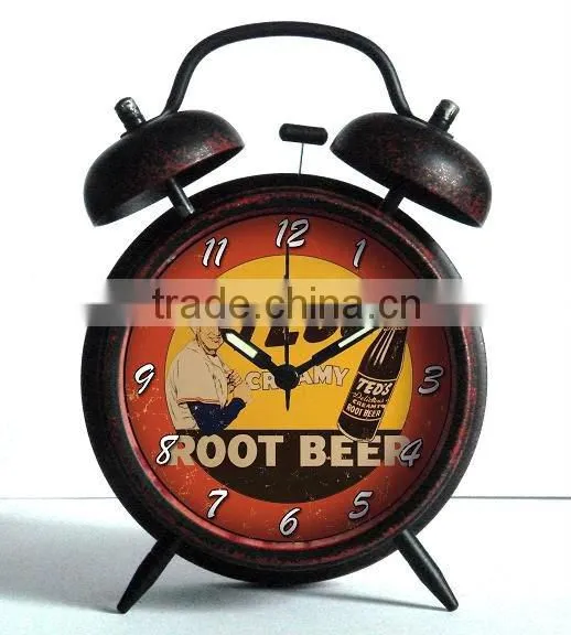 Mdf clock Metal clock Table clock Mdf table clock