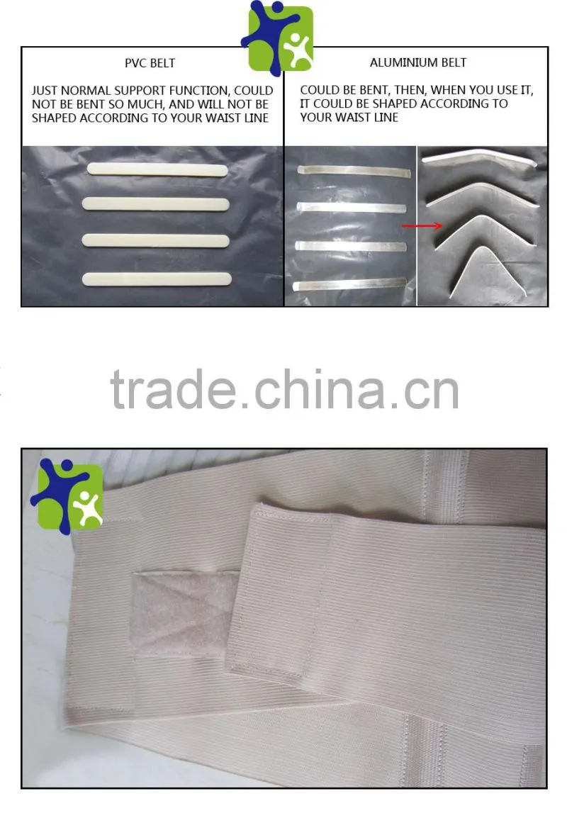 For lumbar crowd,back support with Aluminium belt