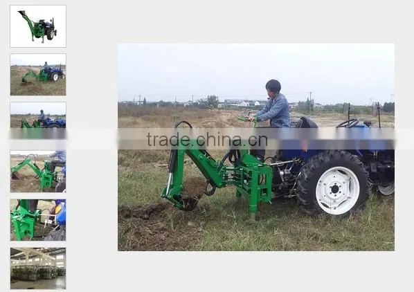 side-shift garden tractor loader backhoe