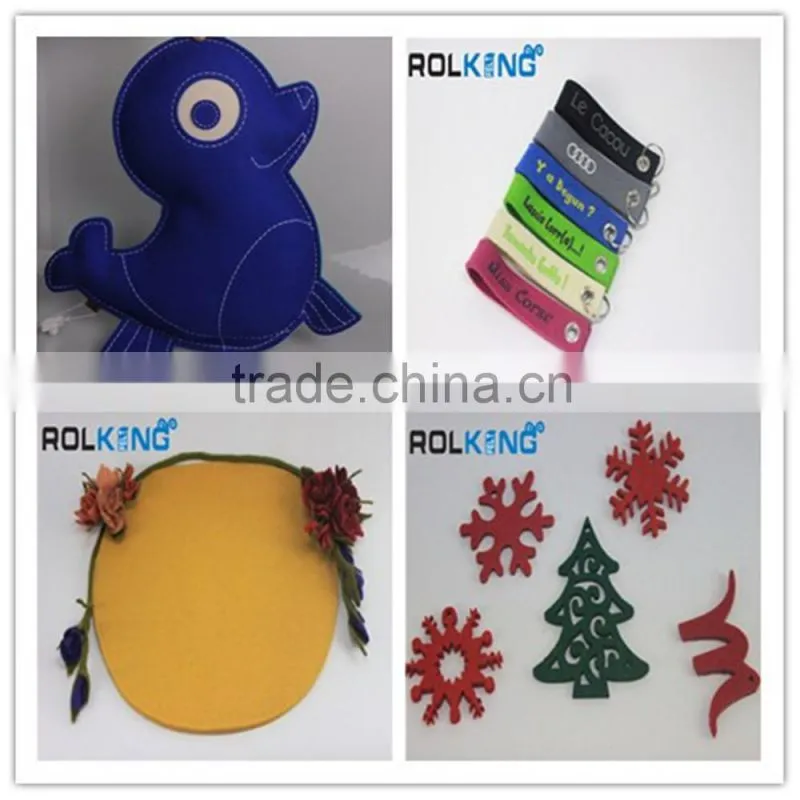 1mm 2mm 5mm color wool felt for craft
